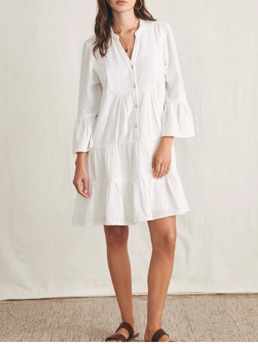 Faherty Gauzy Kasey Dress